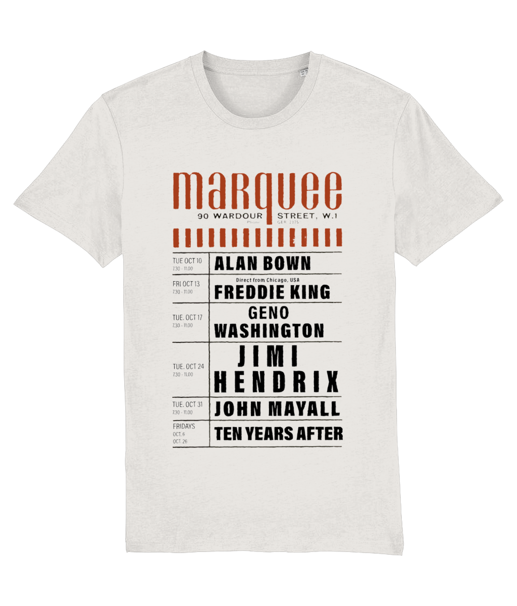 Jimi Hendrix Stacked T-shirt