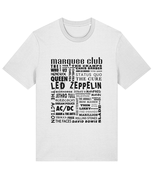 NEW! Marquee Bands T-Shirt - Front Only