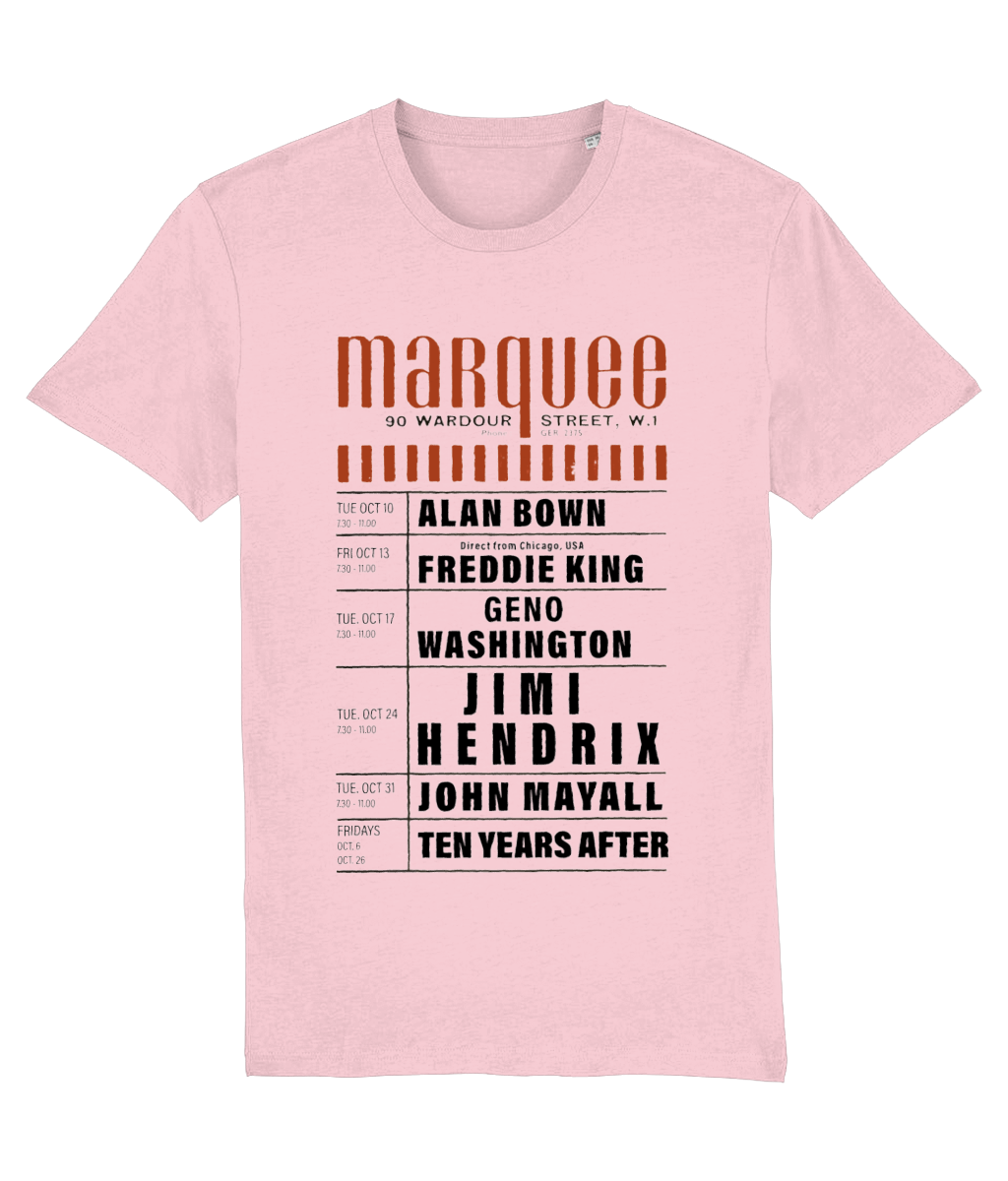 Jimi Hendrix Stacked T-shirt