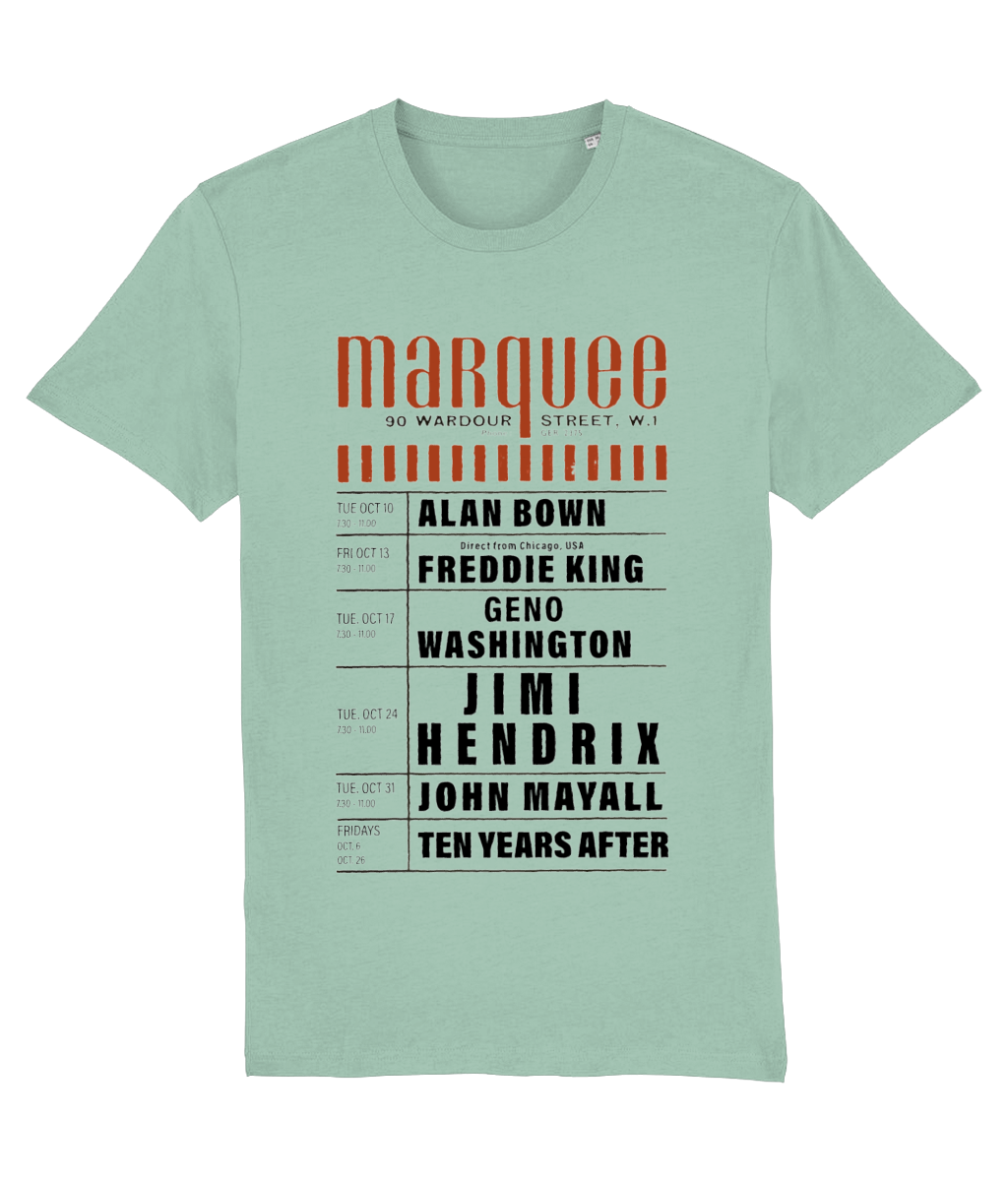 Jimi Hendrix Stacked T-shirt