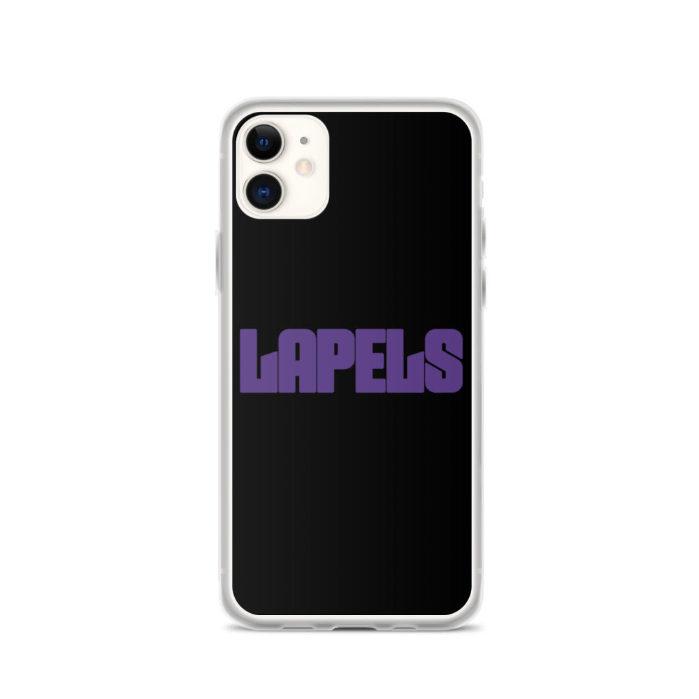 Lapels Black iPhone Case