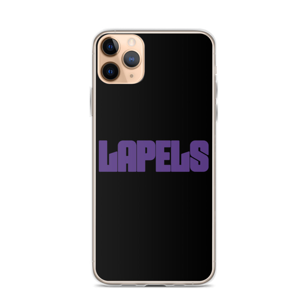 Lapels Black iPhone Case
