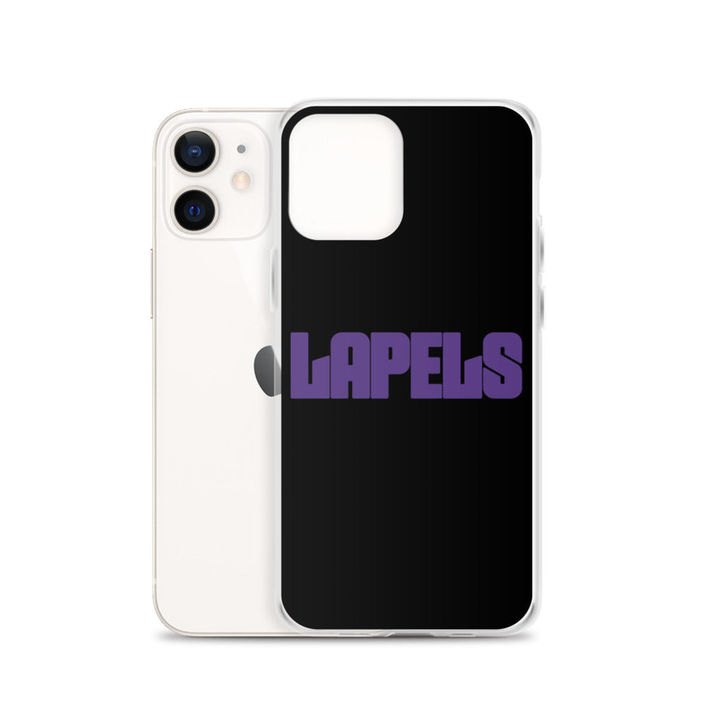 Lapels Black iPhone Case
