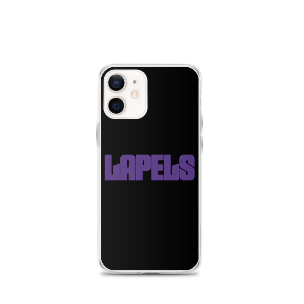 Lapels Black iPhone Case