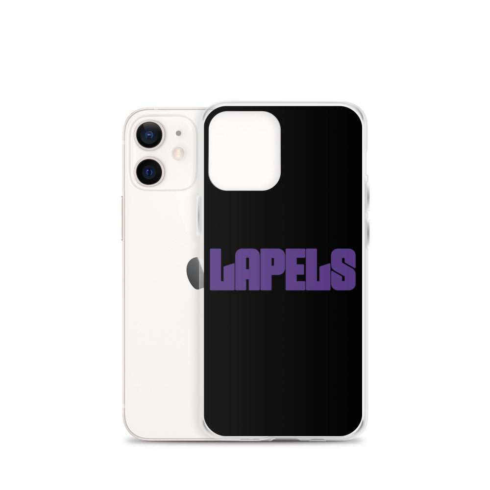 Lapels Black iPhone Case