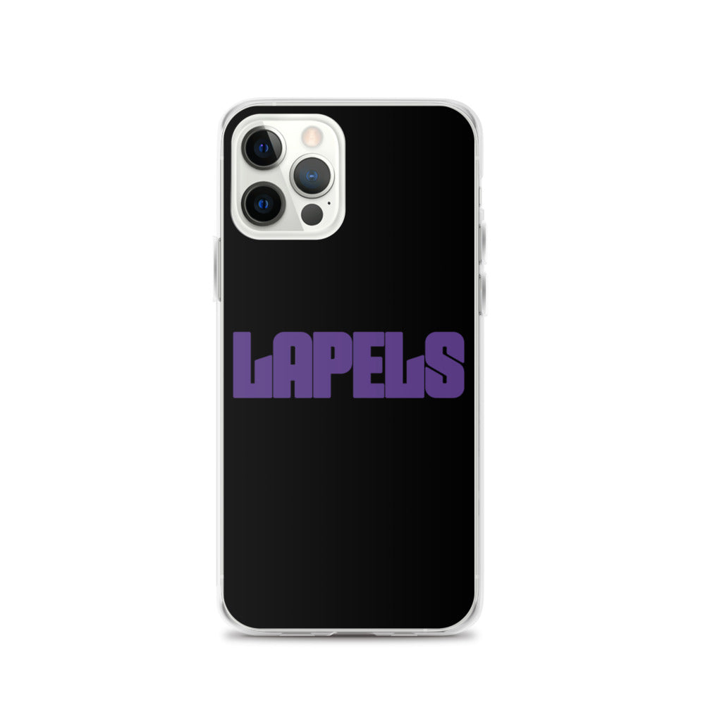 Lapels Black iPhone Case