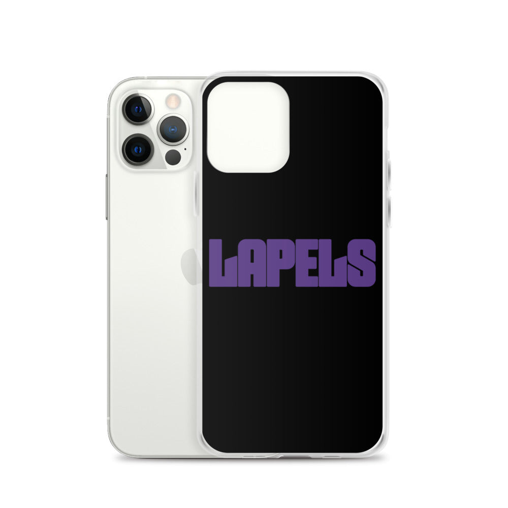 Lapels Black iPhone Case