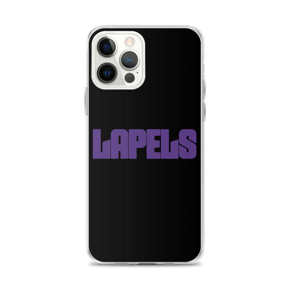 Lapels Black iPhone Case