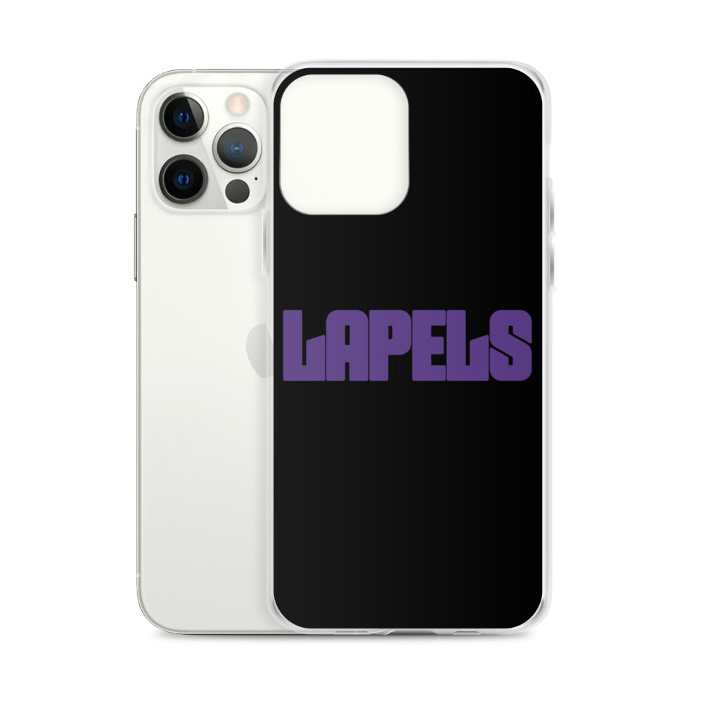 Lapels Black iPhone Case