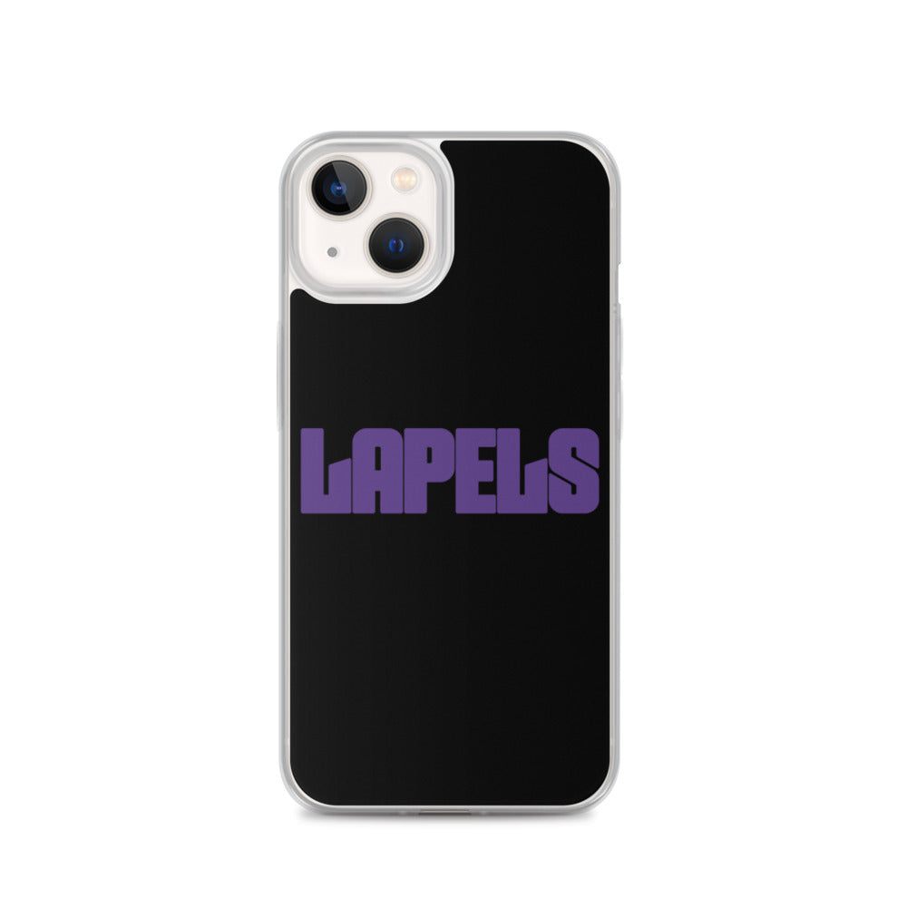 Lapels Black iPhone Case