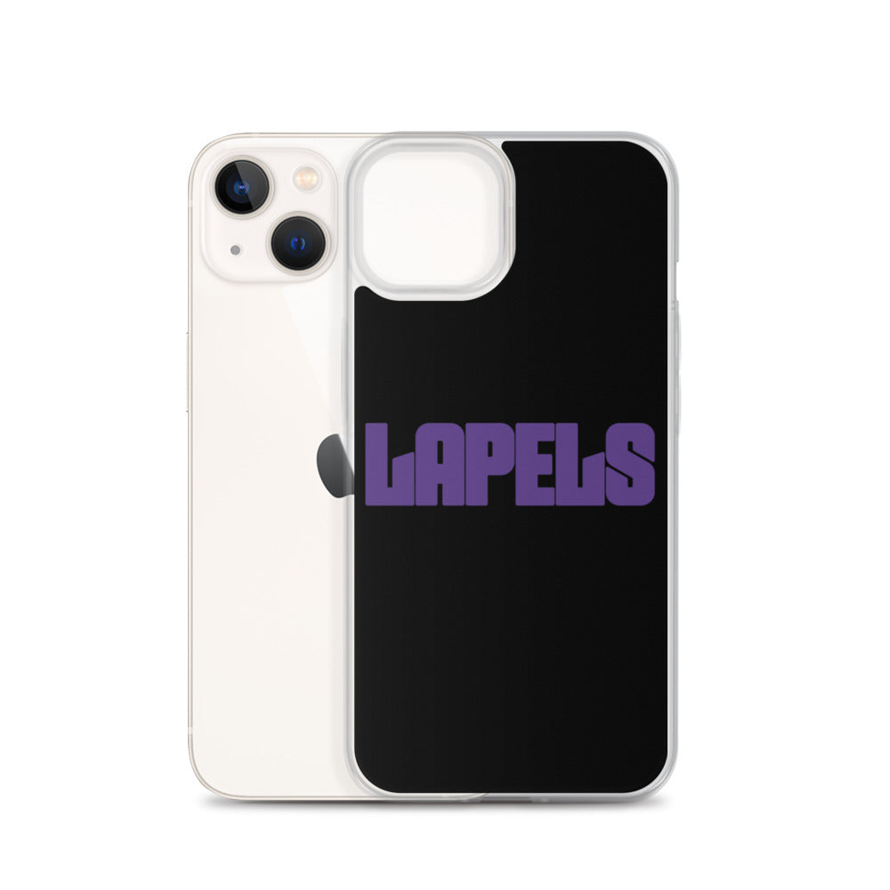 Lapels Black iPhone Case