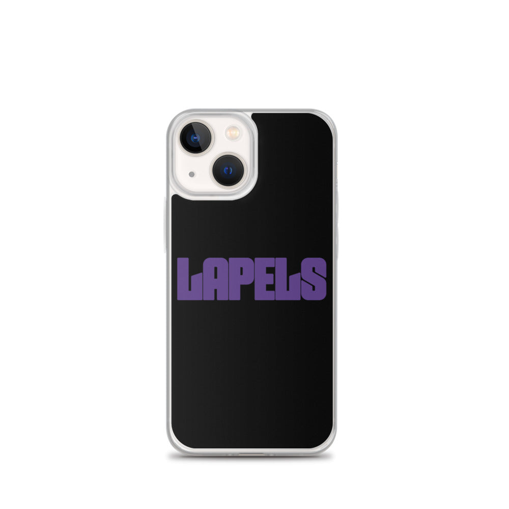 Lapels Black iPhone Case