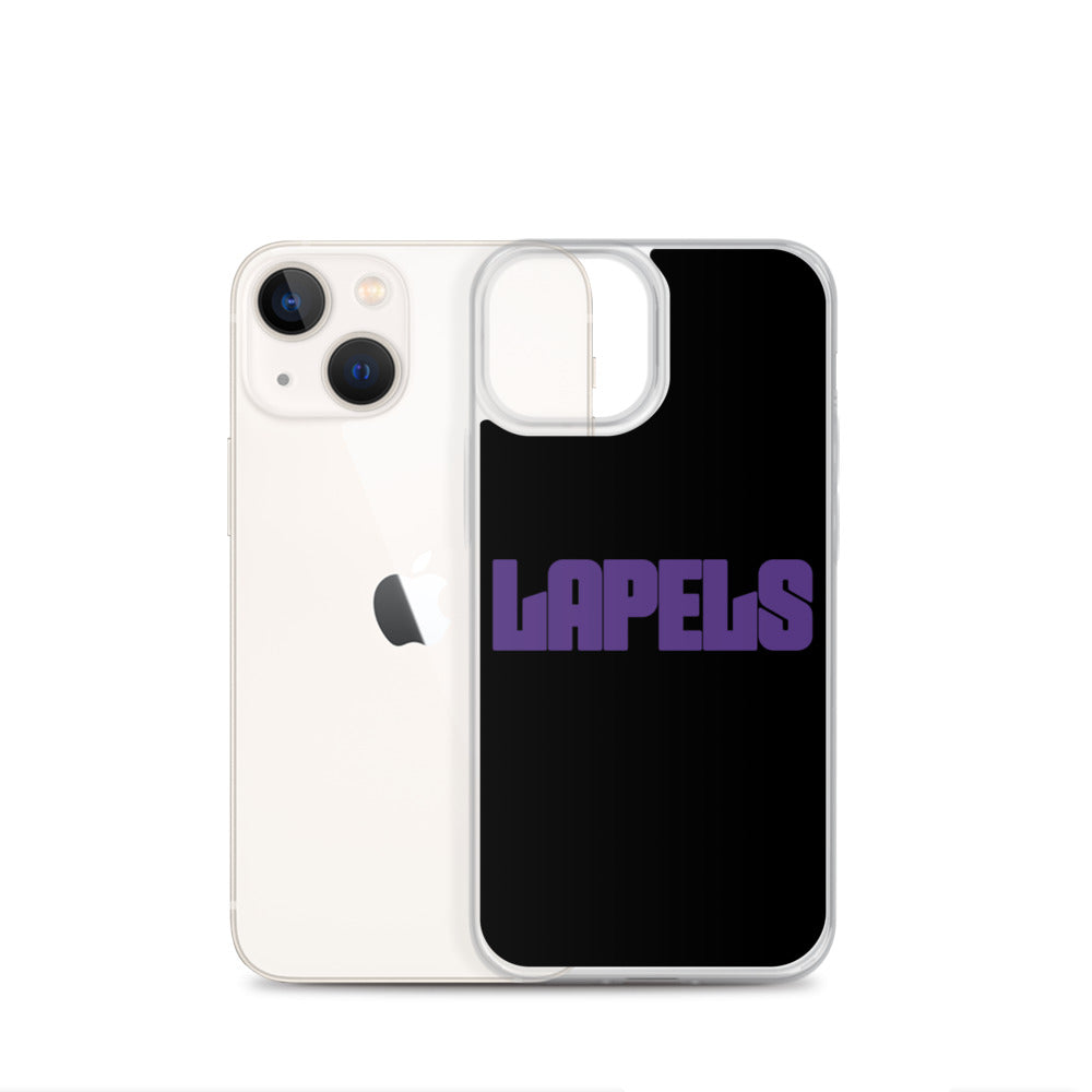 Lapels Black iPhone Case