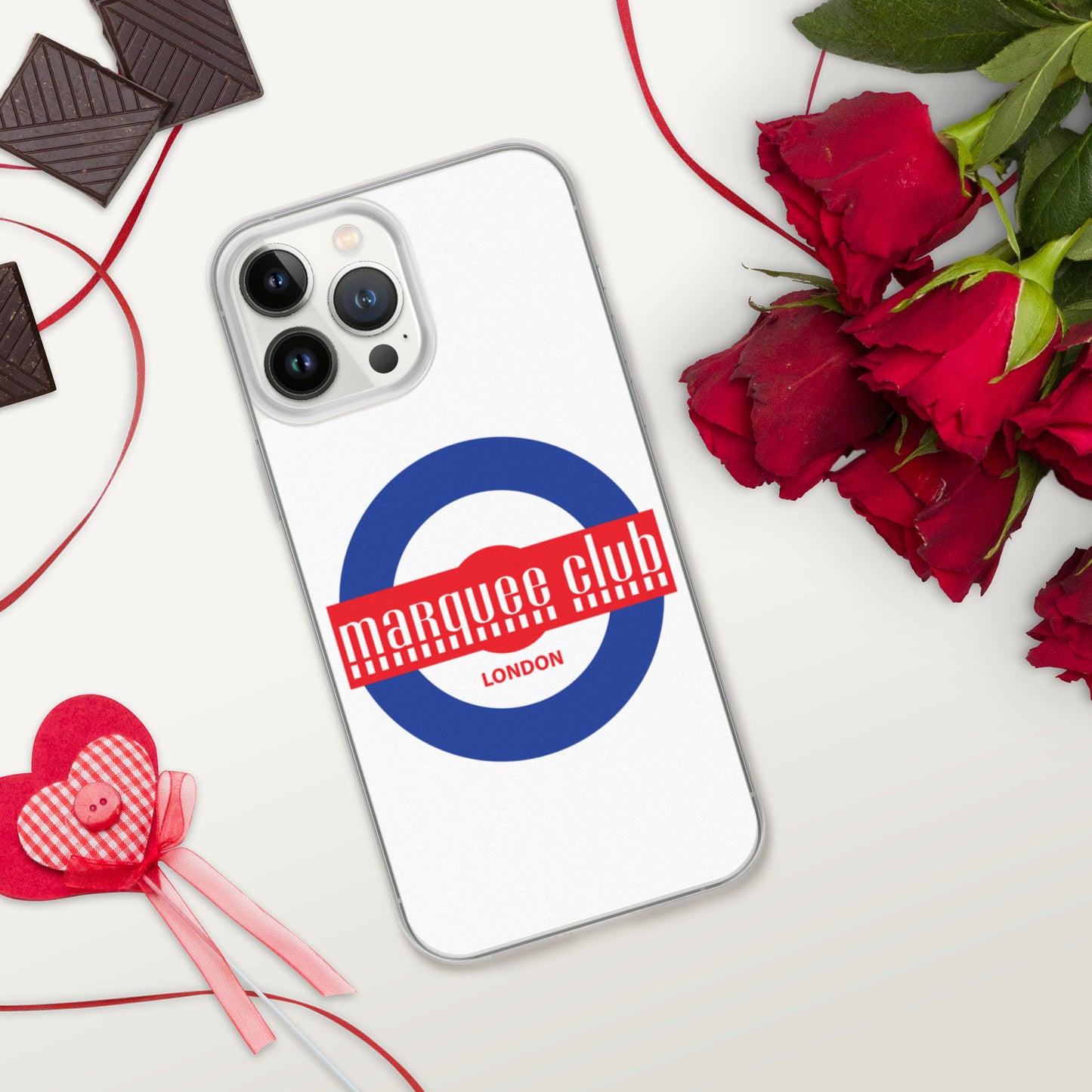 Marquee Mod White iPhone Case