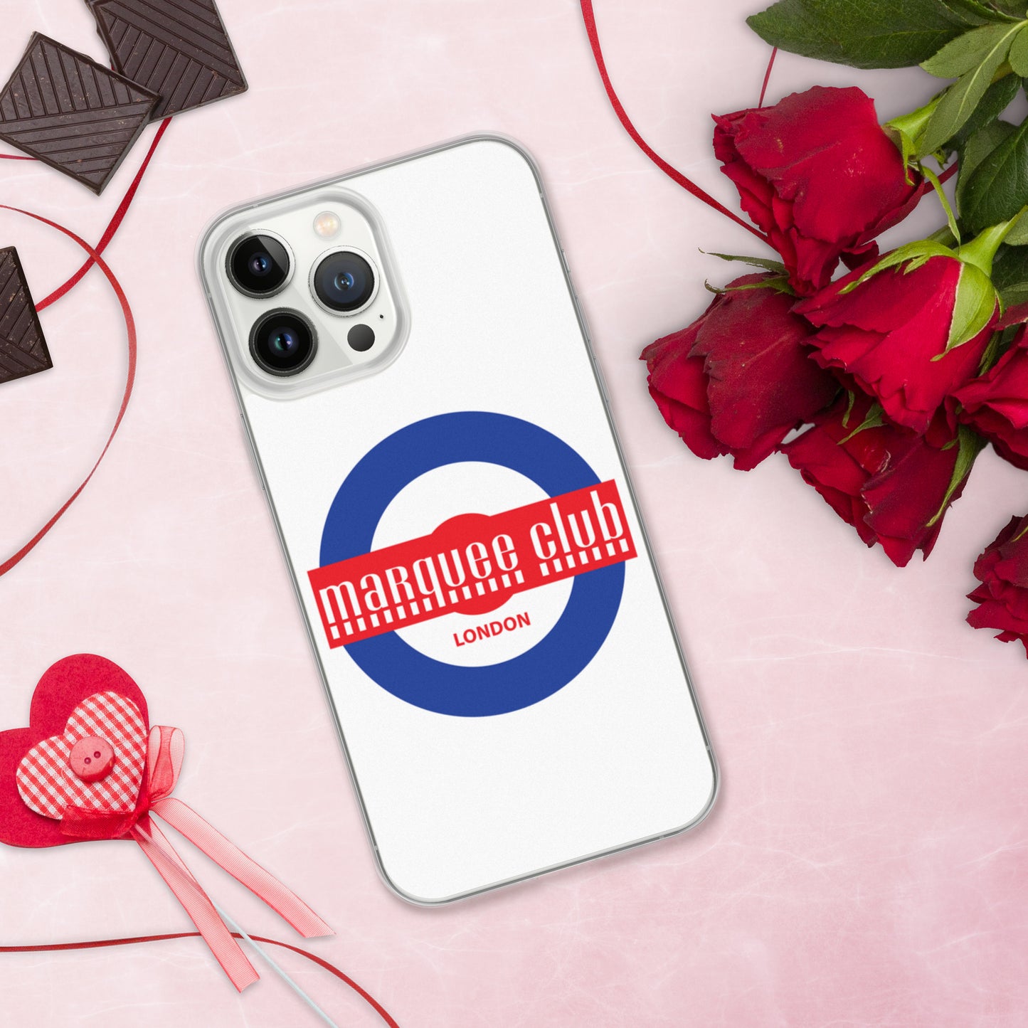 Marquee Mod White iPhone Case