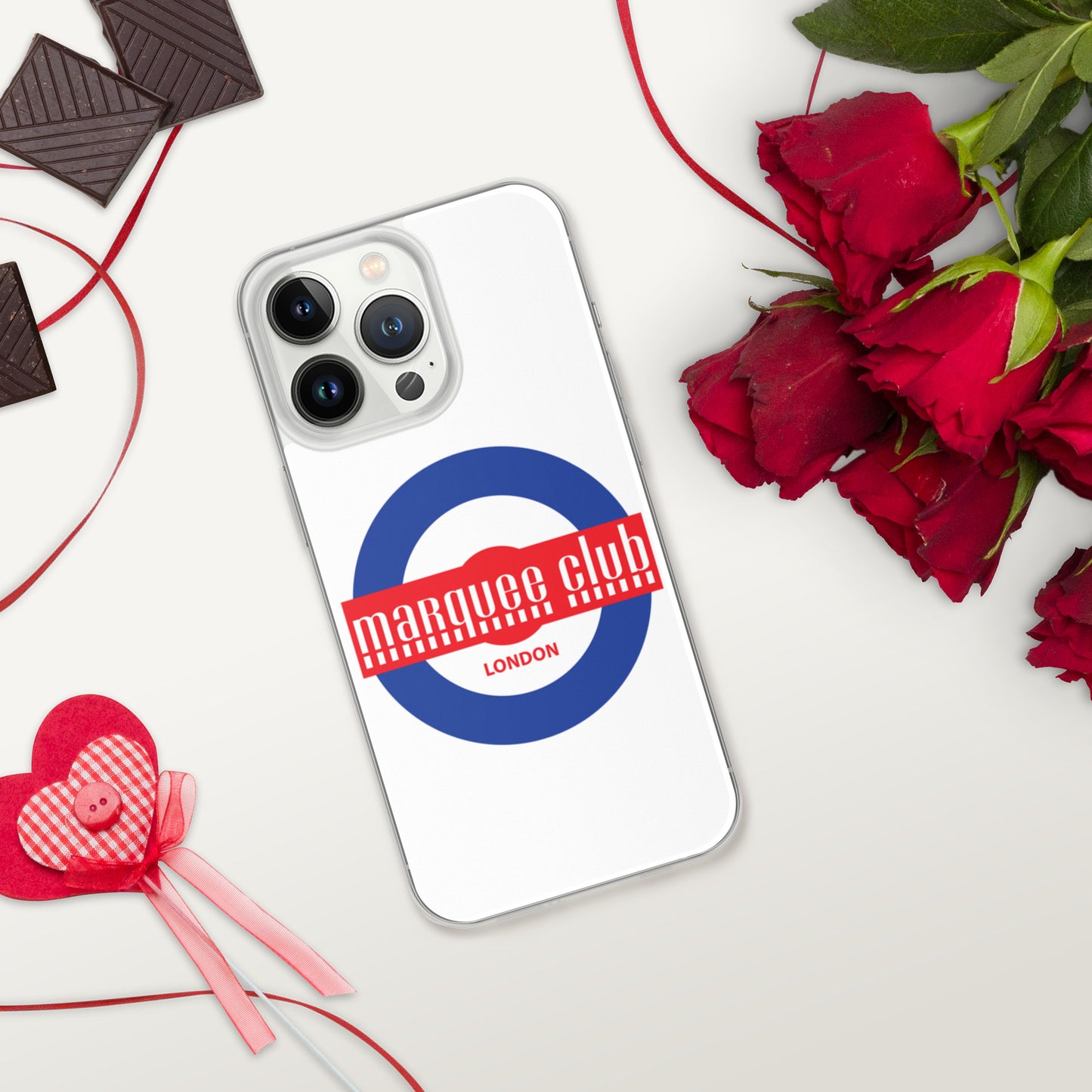 Marquee Mod White iPhone Case