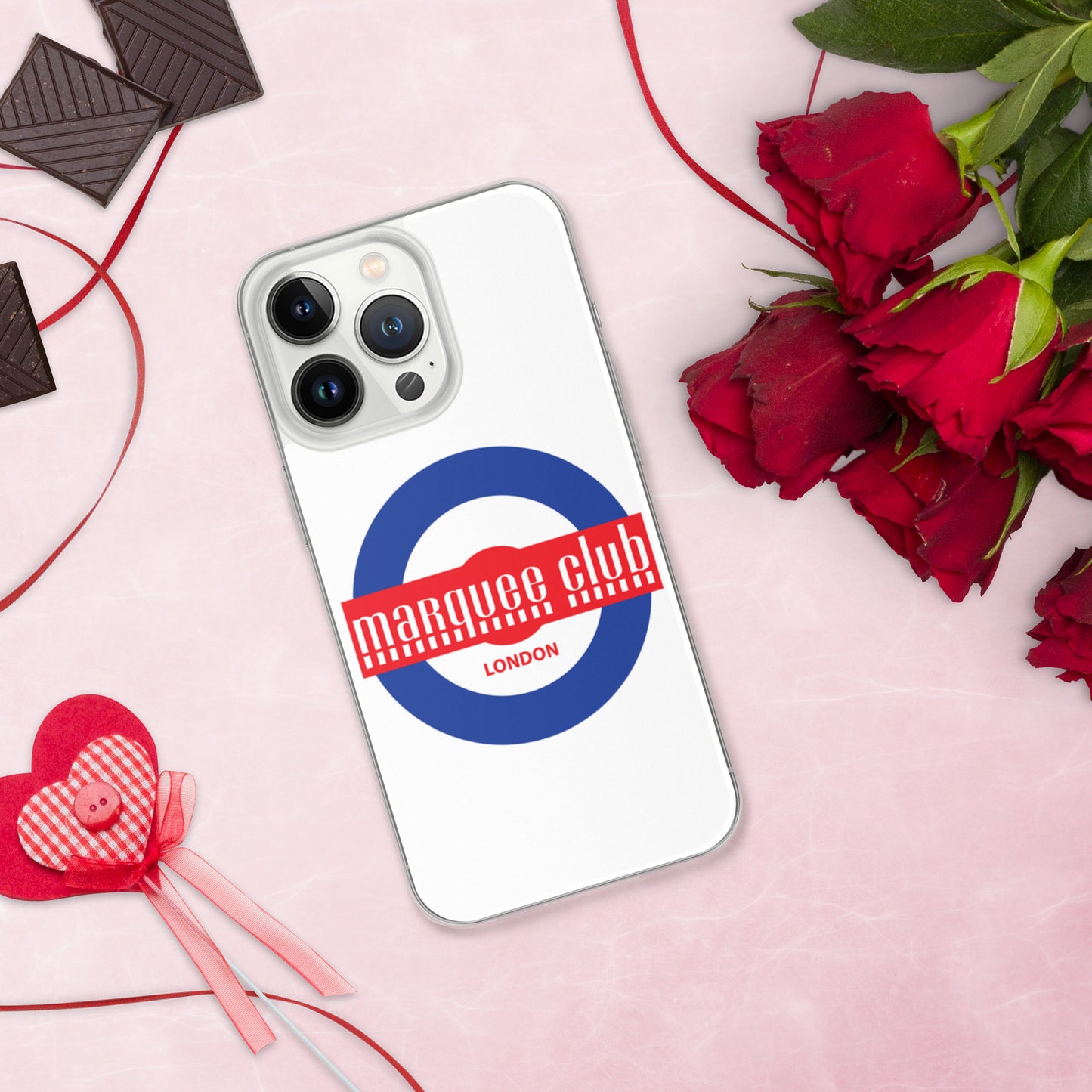 Marquee Mod White iPhone Case