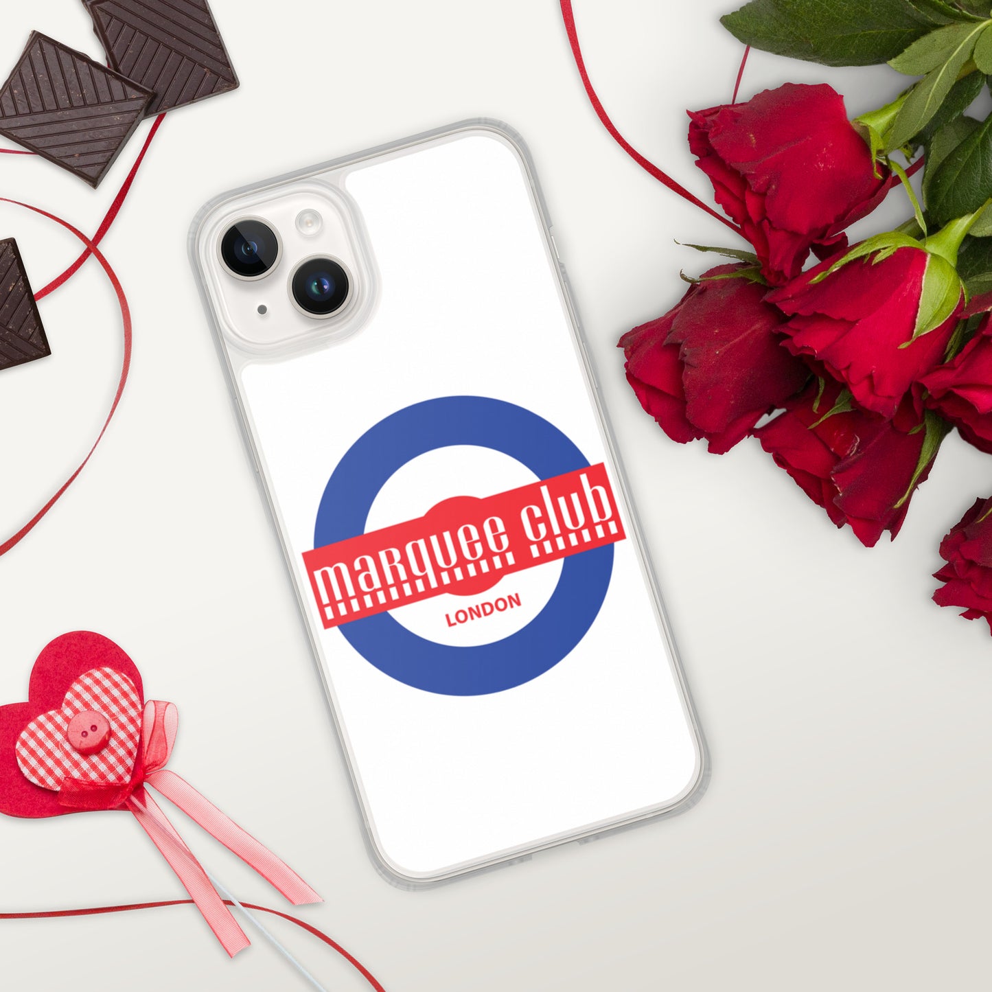 Marquee Mod White iPhone Case