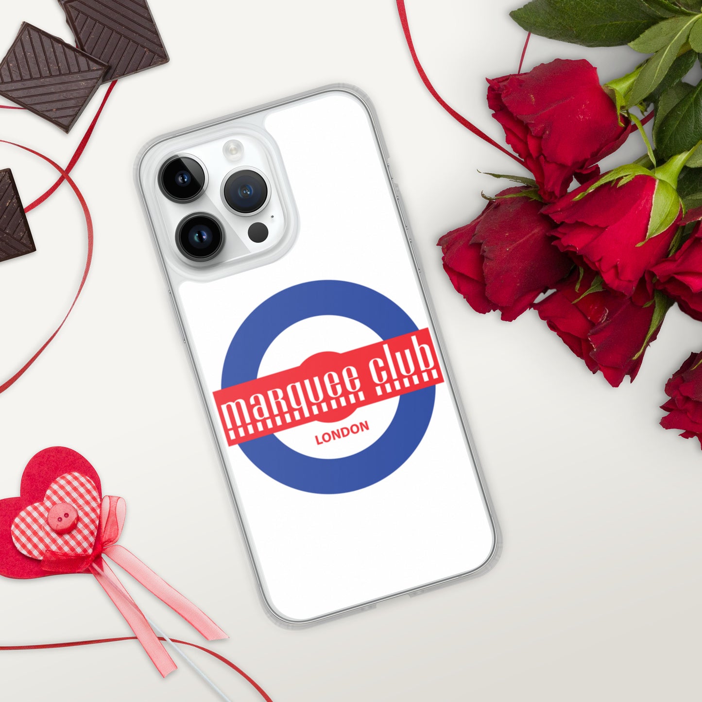 Marquee Mod White iPhone Case