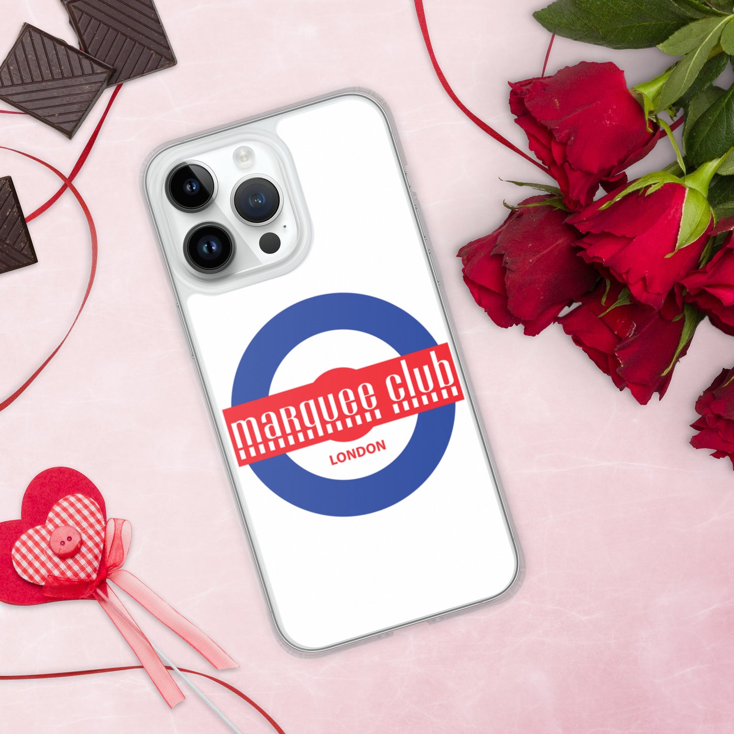 Marquee Mod White iPhone Case