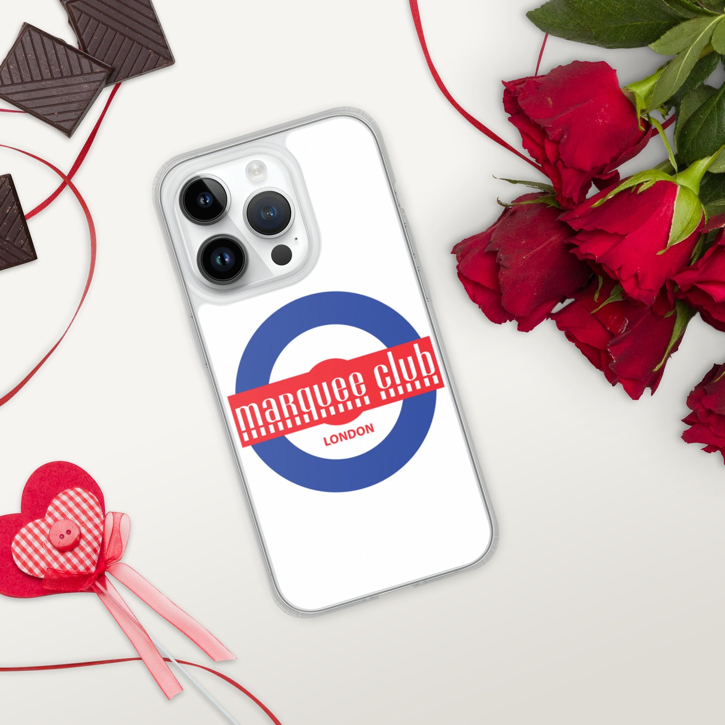 Marquee Mod White iPhone Case