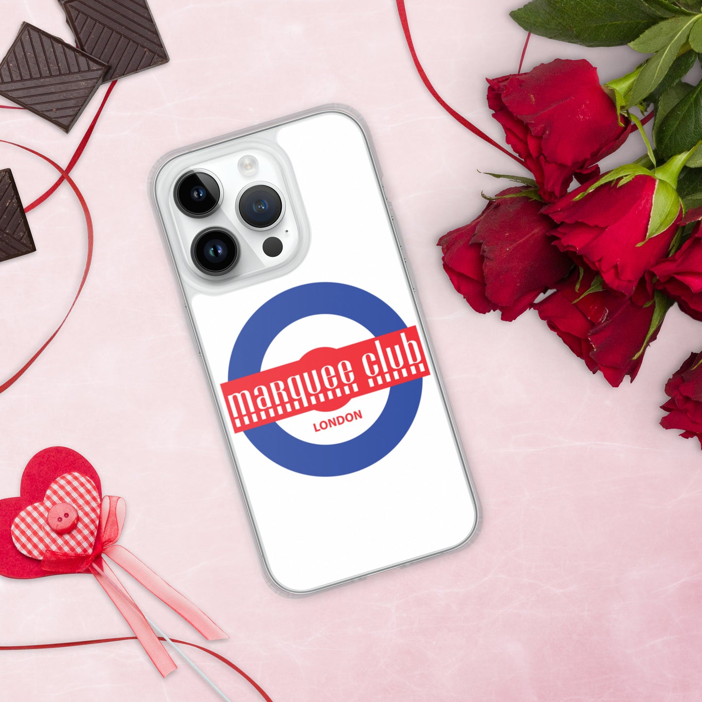 Marquee Mod White iPhone Case