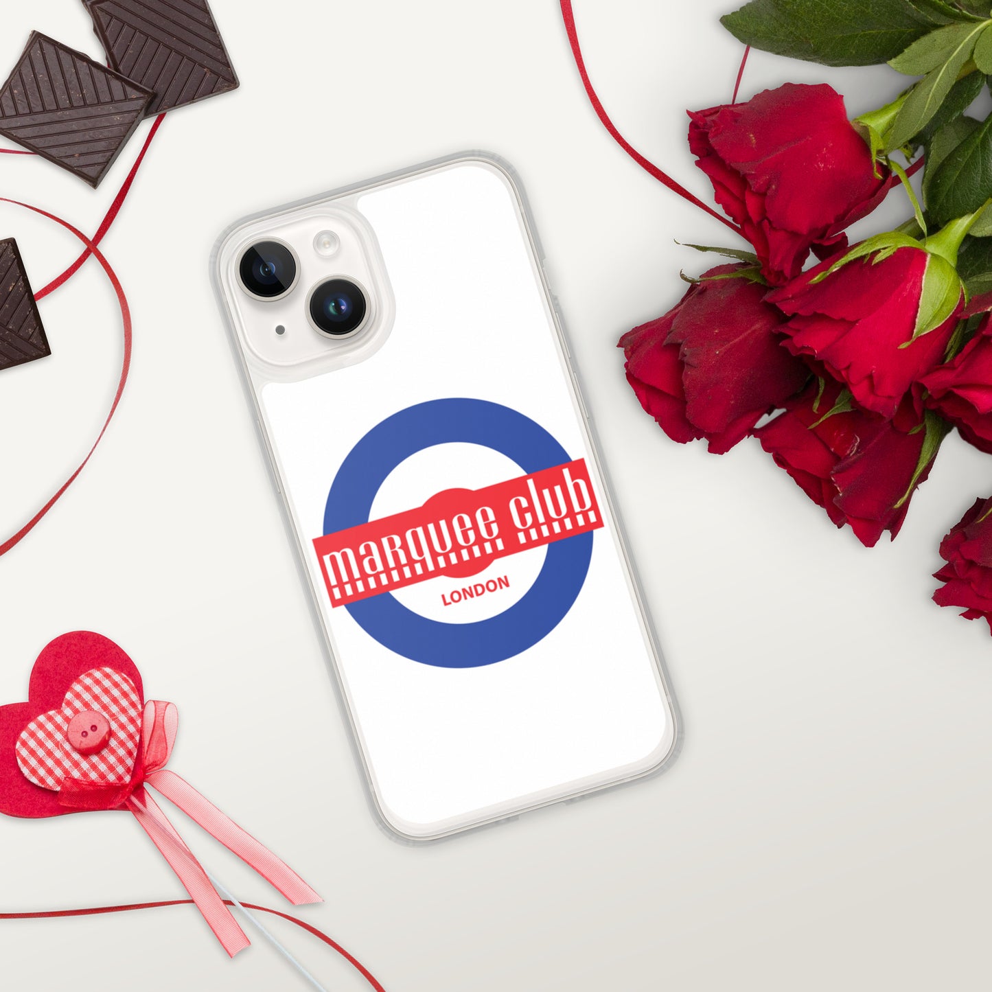 Marquee Mod White iPhone Case