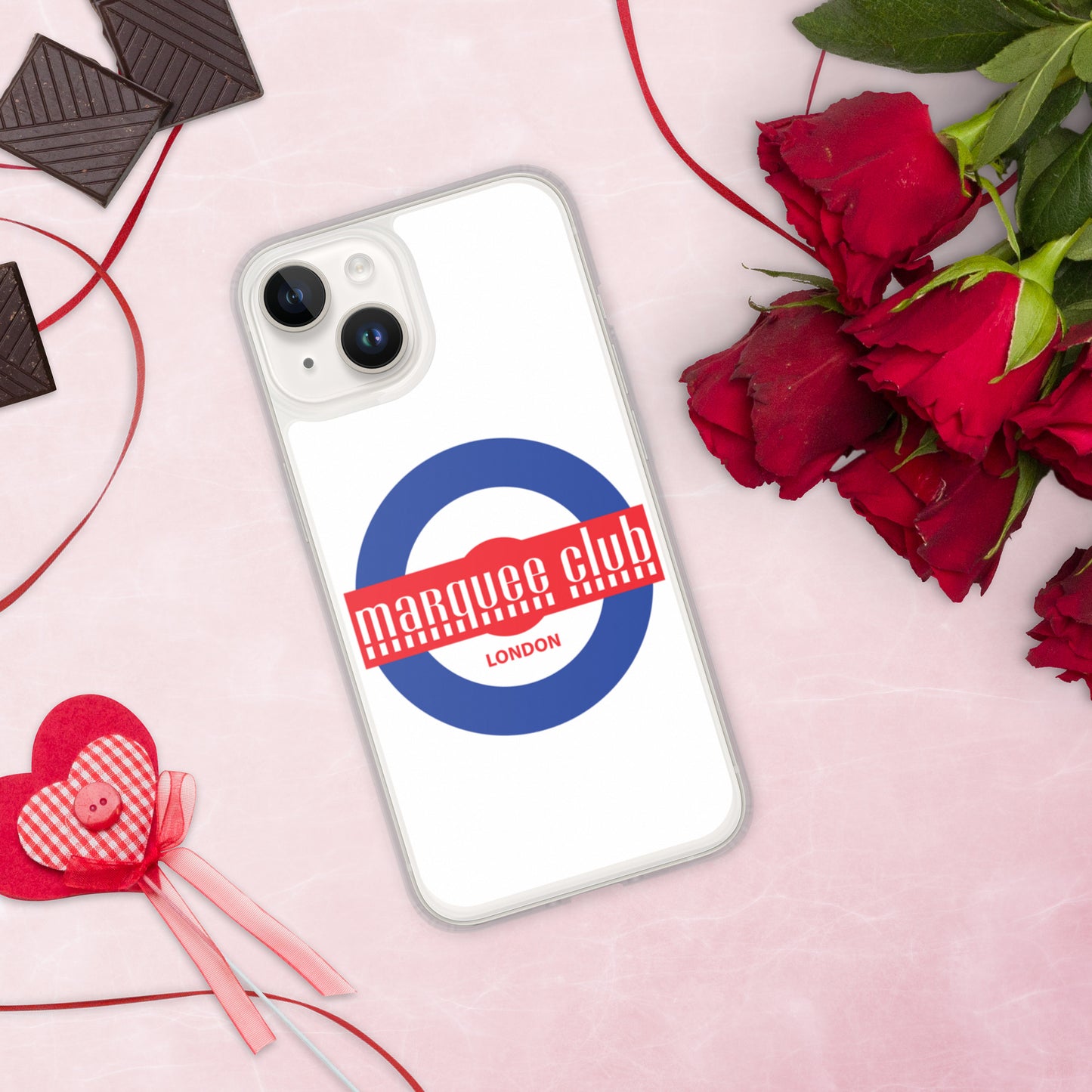 Marquee Mod White iPhone Case
