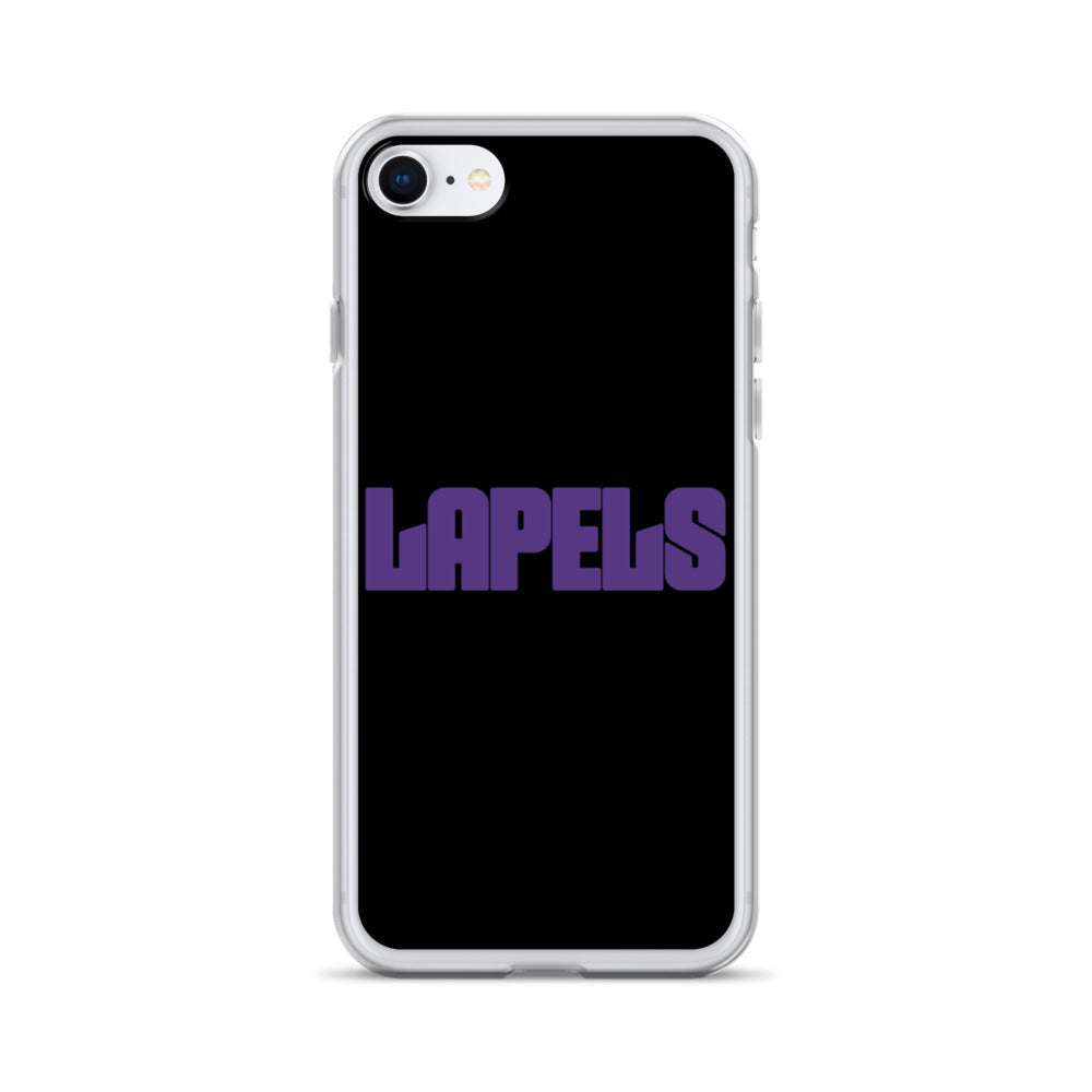 Lapels Black iPhone Case