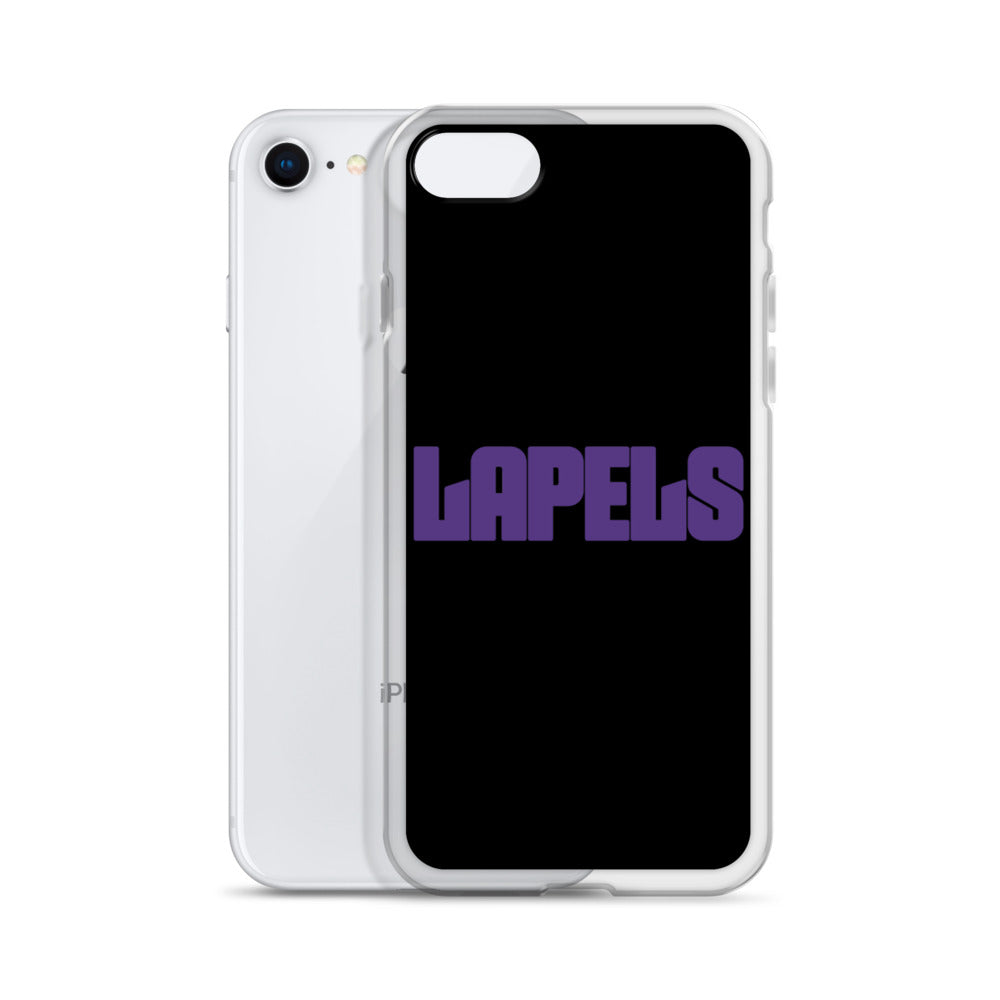 Lapels Black iPhone Case