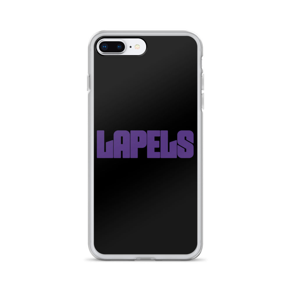 Lapels Black iPhone Case