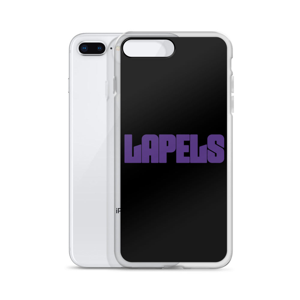 Lapels Black iPhone Case