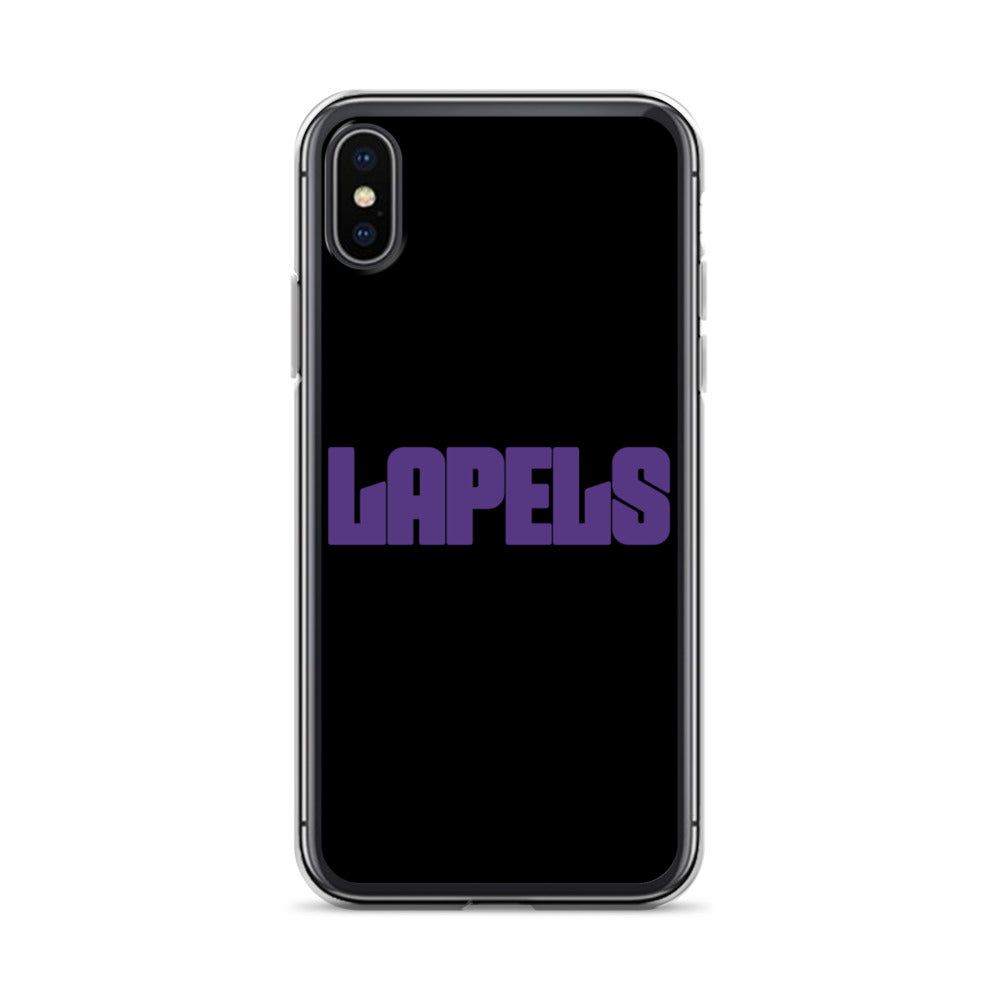 Lapels Black iPhone Case