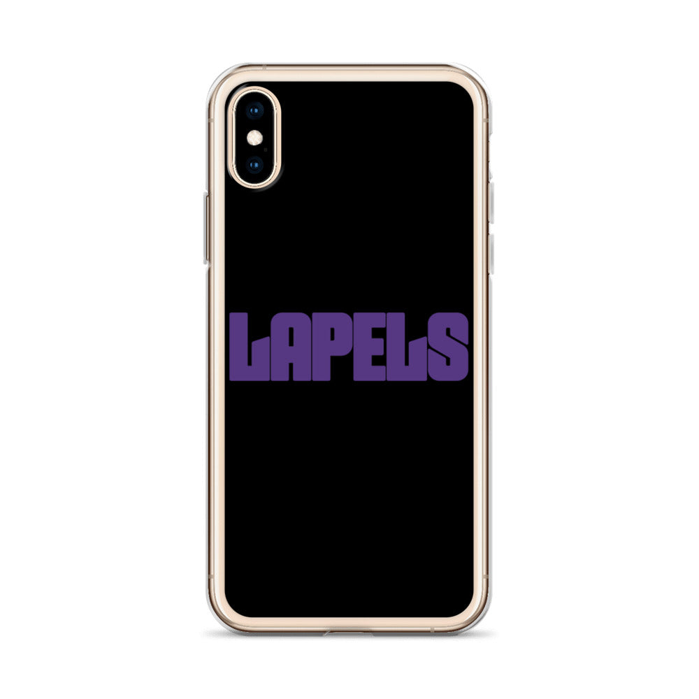 Lapels Black iPhone Case