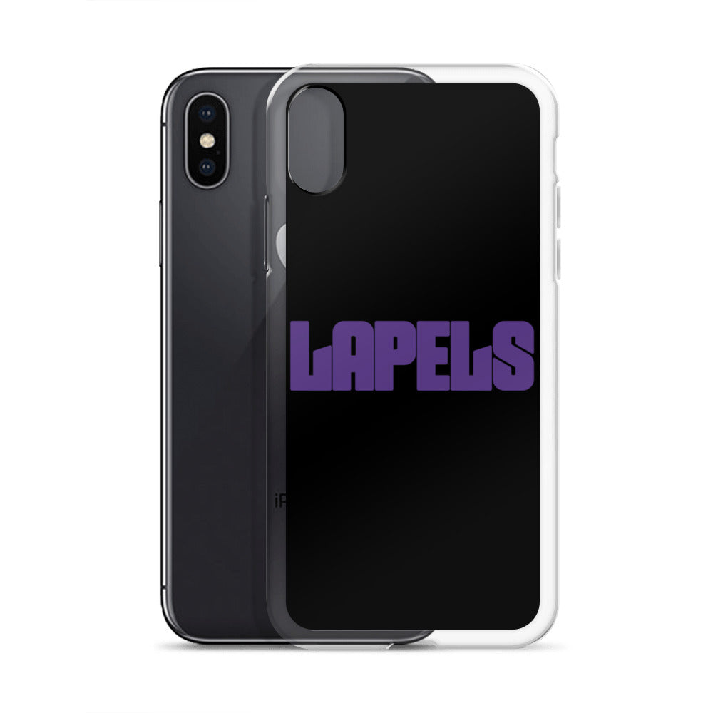 Lapels Black iPhone Case