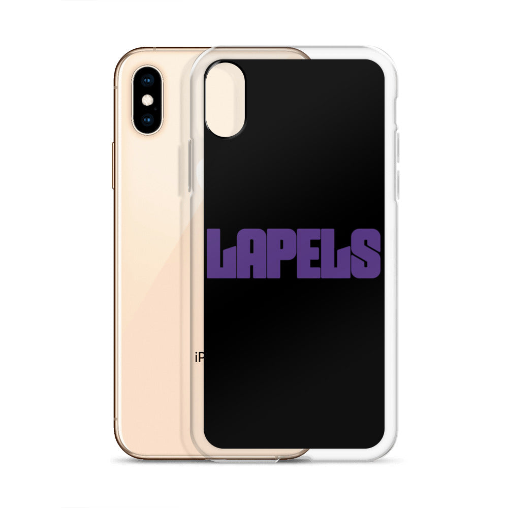 Lapels Black iPhone Case