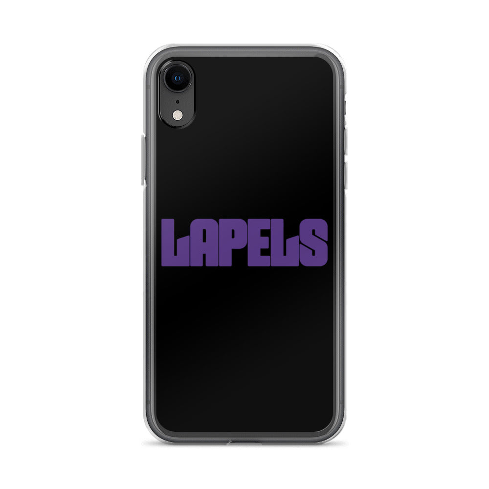 Lapels Black iPhone Case