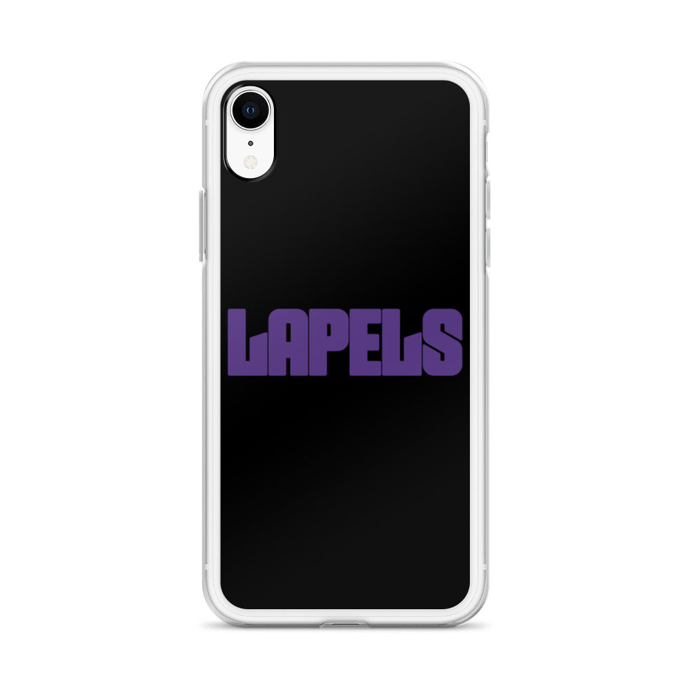 Lapels Black iPhone Case