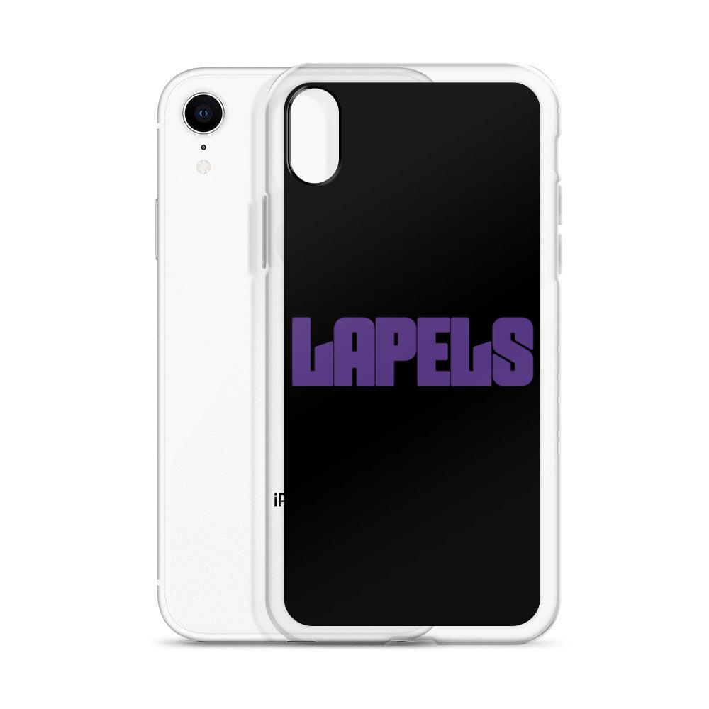 Lapels Black iPhone Case