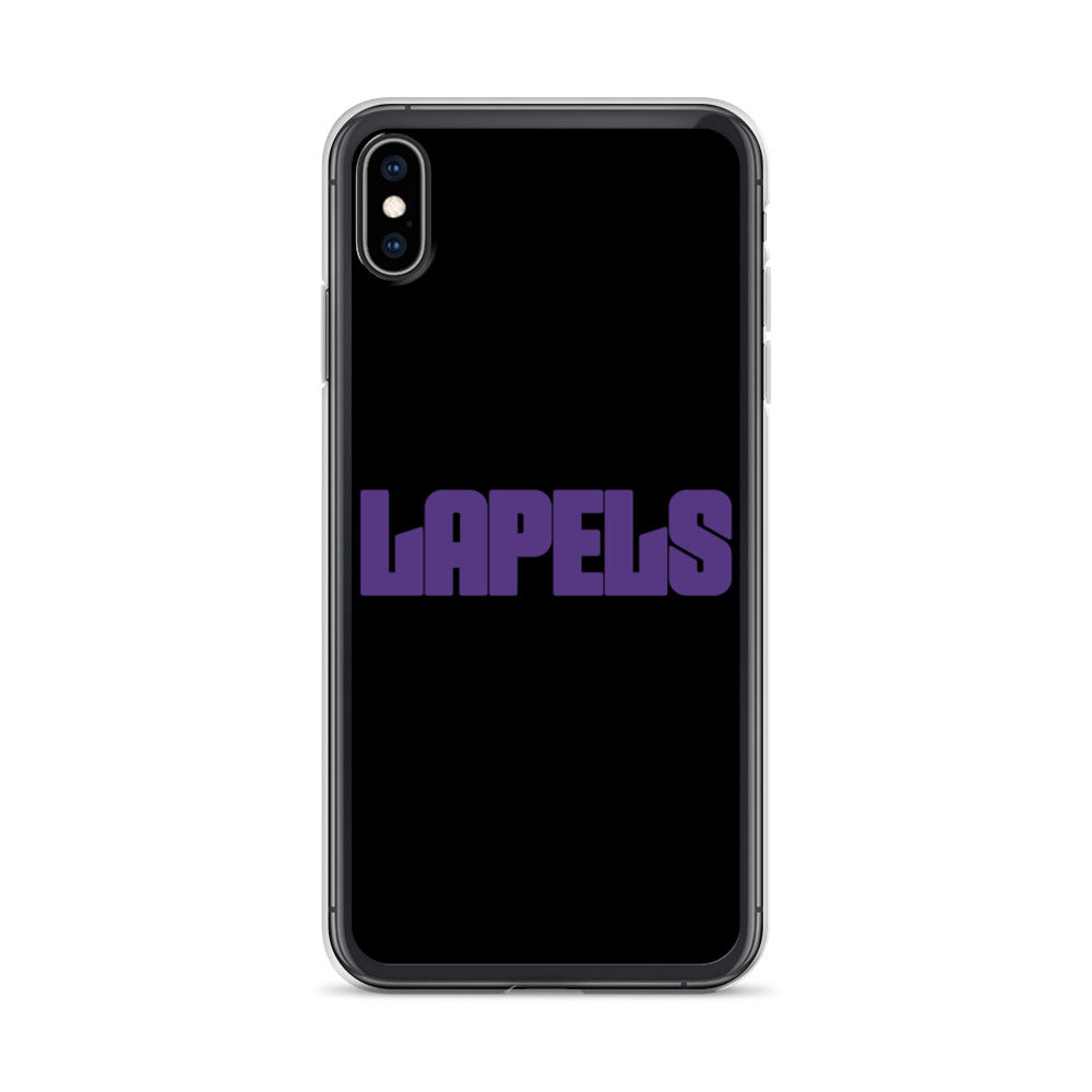 Lapels Black iPhone Case