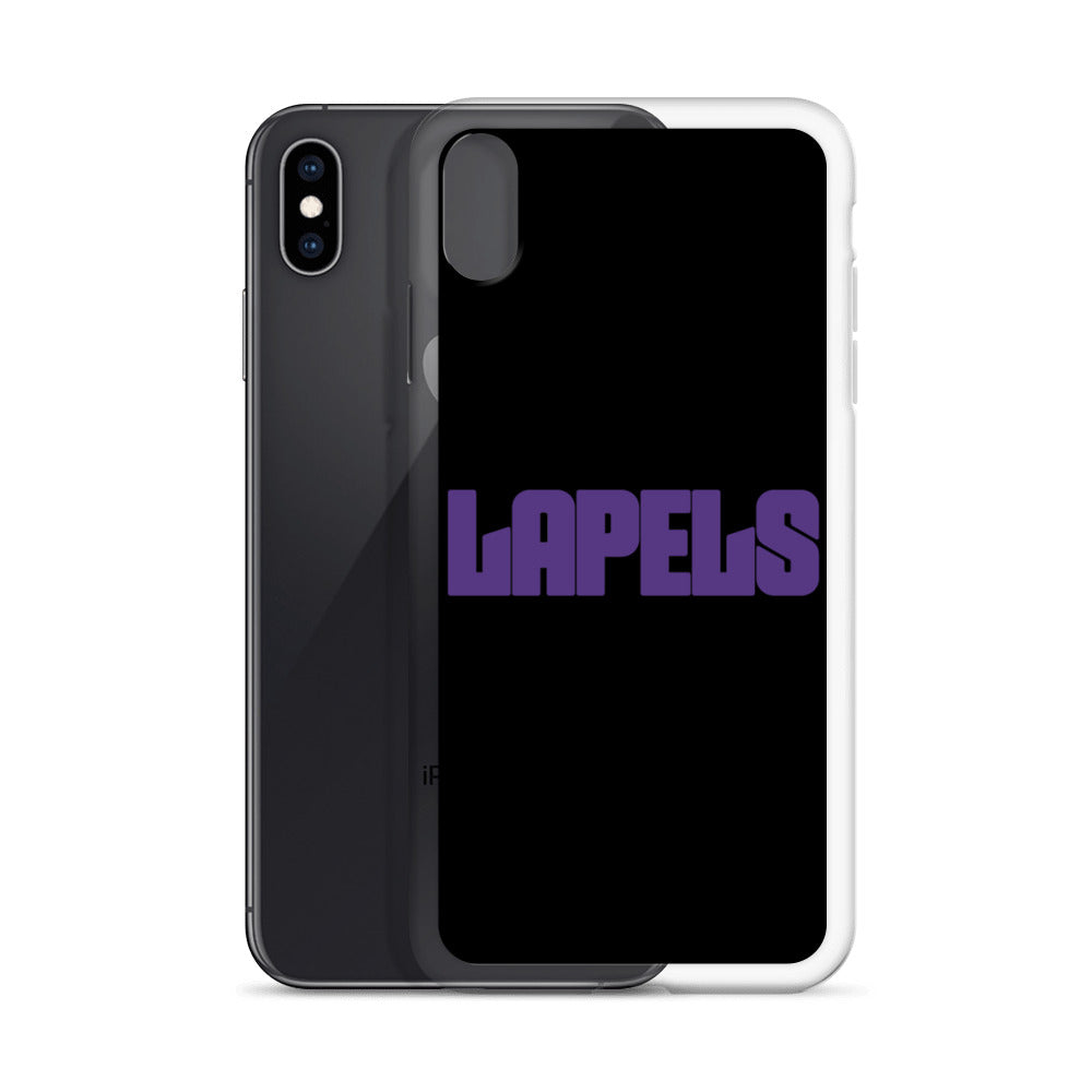 Lapels Black iPhone Case
