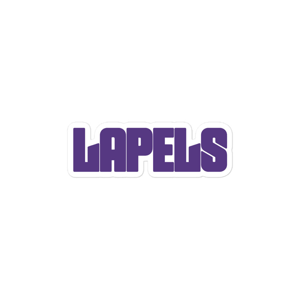 Lapels Logo Stickers