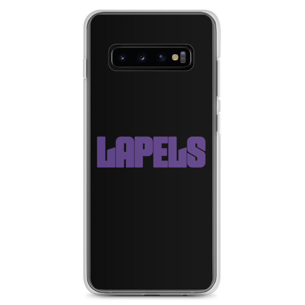 Lapels Black Samsung Case