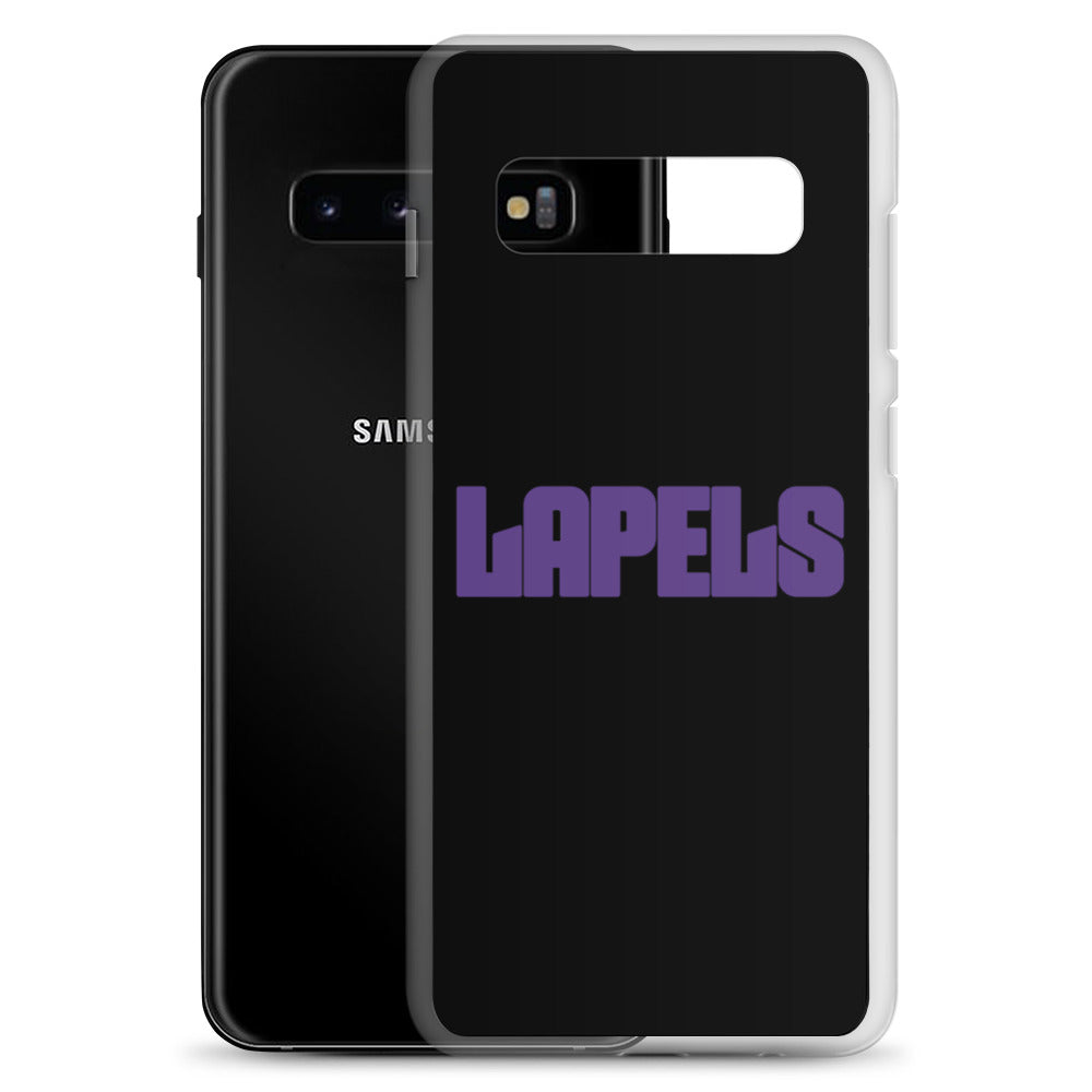 Lapels Black Samsung Case