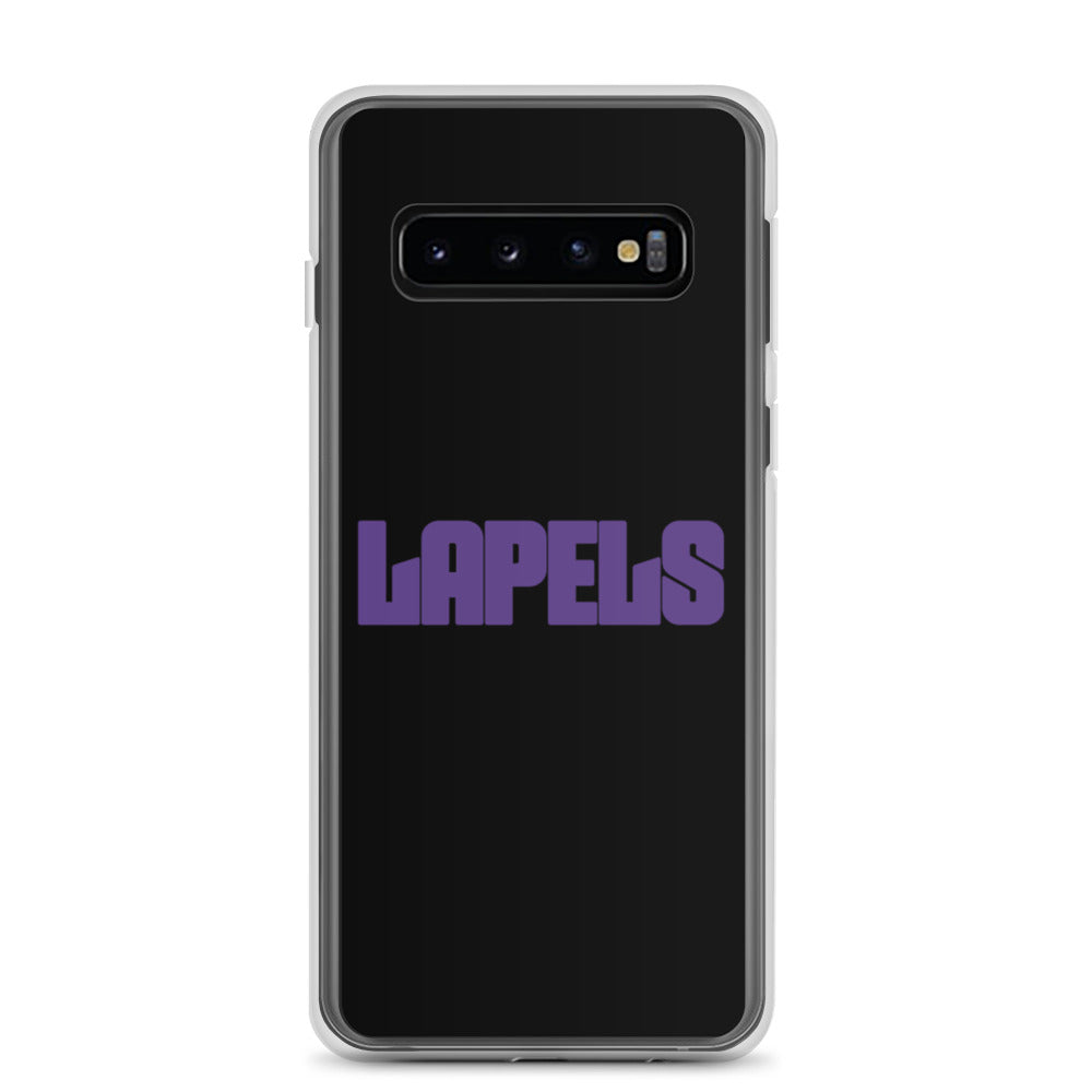 Lapels Black Samsung Case