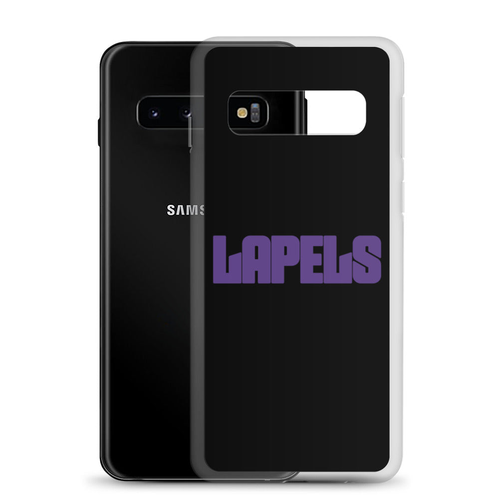 Lapels Black Samsung Case