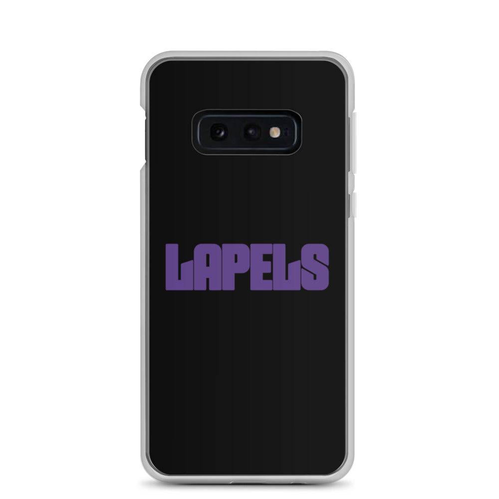 Lapels Black Samsung Case