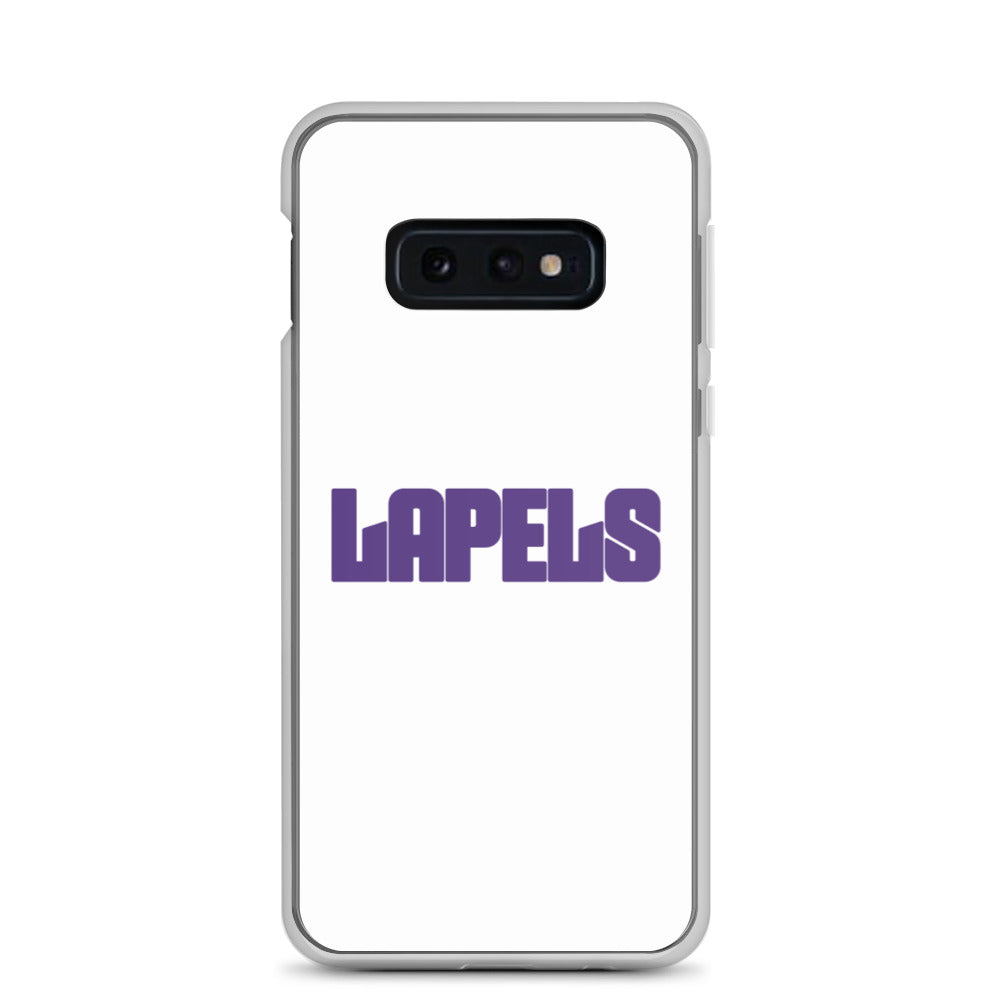 Lapels White Samsung Case