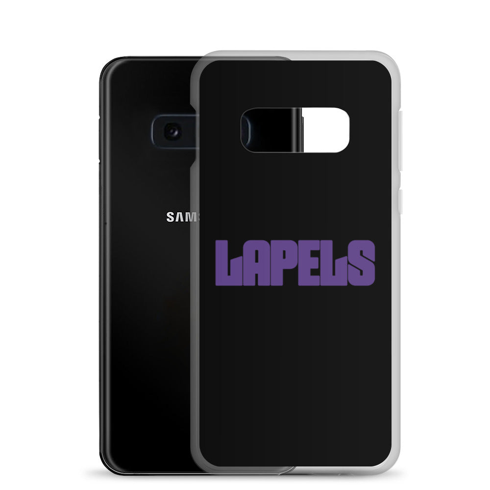 Lapels Black Samsung Case