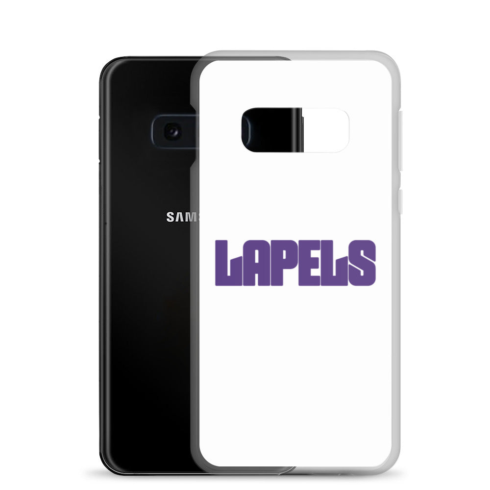 Lapels White Samsung Case
